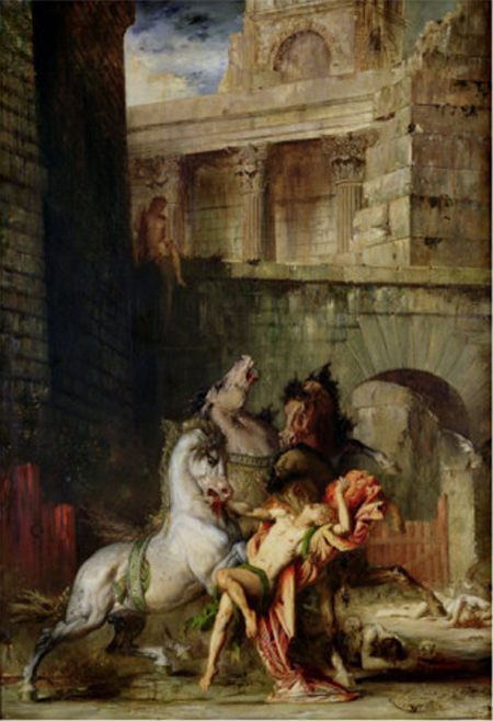 “Diomedes bị trừng phạt” của họa sĩ Gustave Moreau  