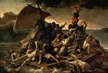 "Chiếc bè của chiến thuyền Méduse" của họa sĩ Théodore Géricault 