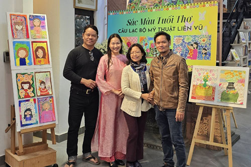 Triển l&atilde;m tranh "Sắc M&agrave;u Tuổi Thơ" khai mạc lần đầu ti&ecirc;n 8/3/2026