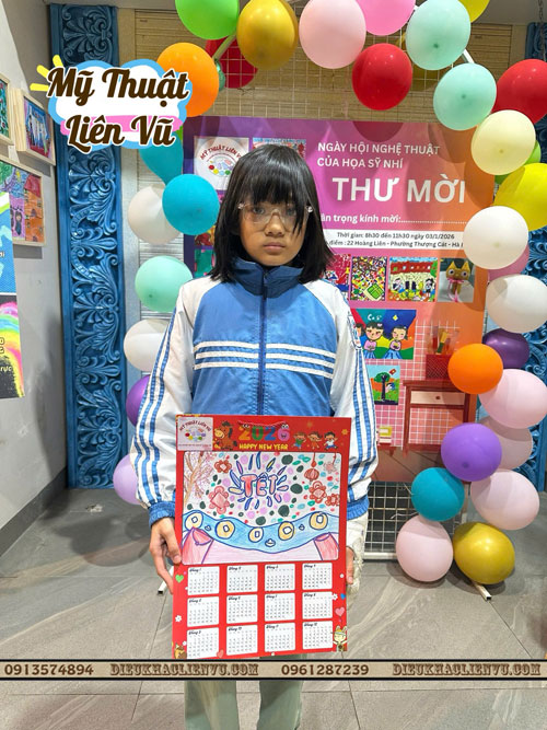 Những tờ lịch 2026 của c&aacute;c họa sĩ Nh&iacute; 16
