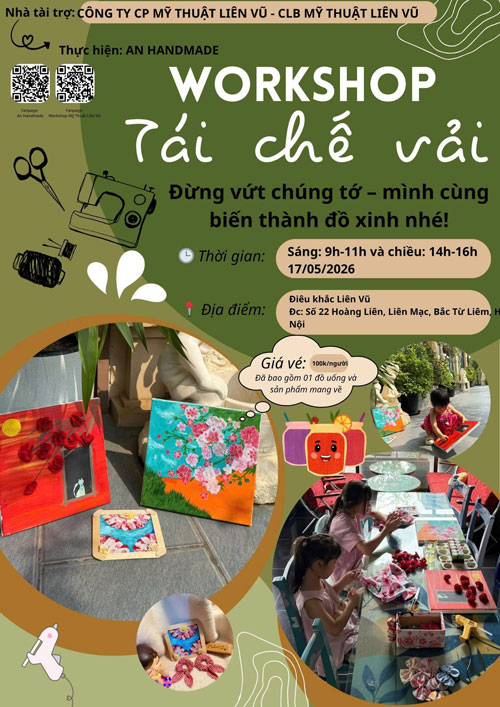 thư mời tham dự t&aacute;i chế vải 