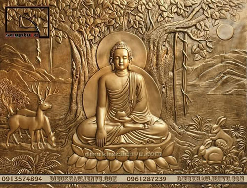 Tác phẩm nghệ thuật Phù điêu Phật