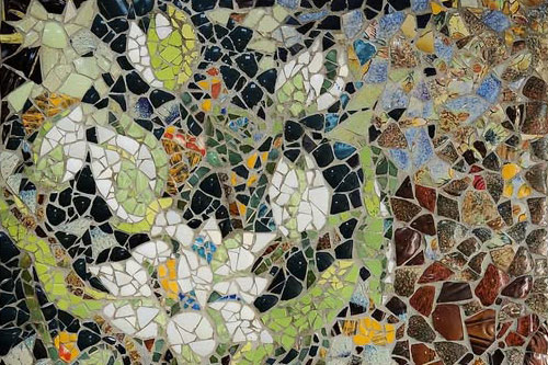 Bức tranh ghép Bạch Liên Hoa