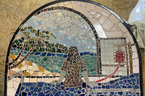 Tranh ghép Hóa chất đỏ