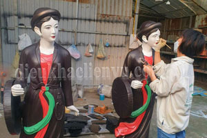 Tượng Liền Anh - Liền Chị