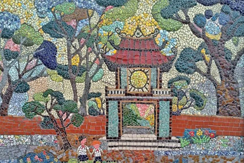 Bức tranh Văn Miếu